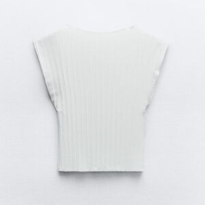 Zara Pleated Light Weight Top Sz S